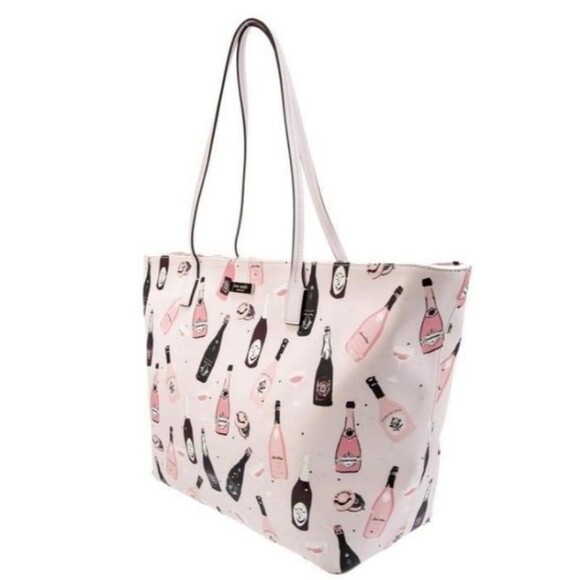 NWOT Kate Spade Shore Street Margareta Champagne Tote Bag in Pink - Picture 2 of 4
